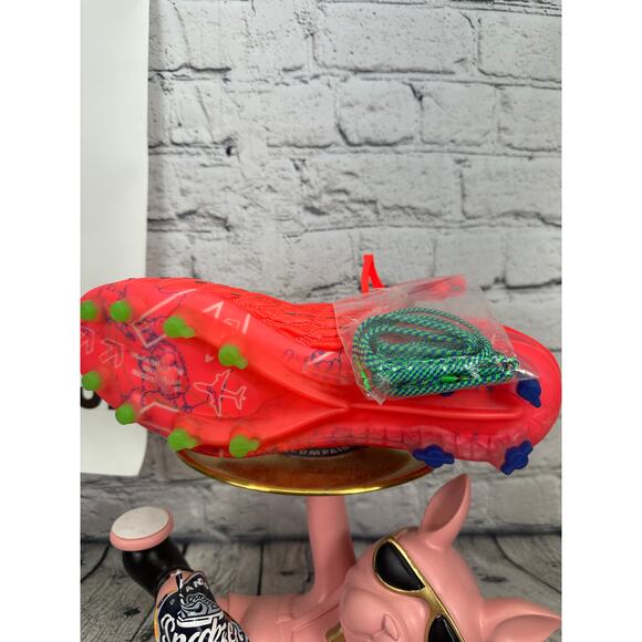 Under Armour Magnetico Elite 3 FG Pro Soccer Cleats Womens 9.5 Red Green NEW UK7 - Picture 7 of 8